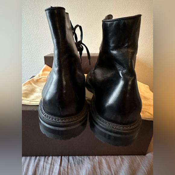 Louis Vuitton Men Black Leather Boot 9.5UK 10.5US New Never Worn - Picture 4 of 6